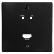 HDMI Väggpanel Front, Svart AVPro Edge